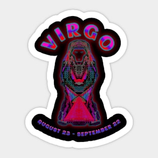 Virgo 4b Black Sticker